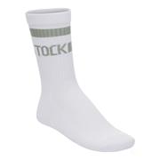 Birkenstock Cotton Crew Stripe Socks - White Sage - 39-41